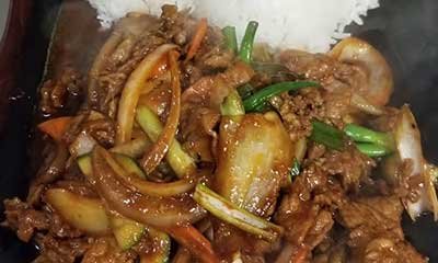 W4. Mongolian Beef / Chicken