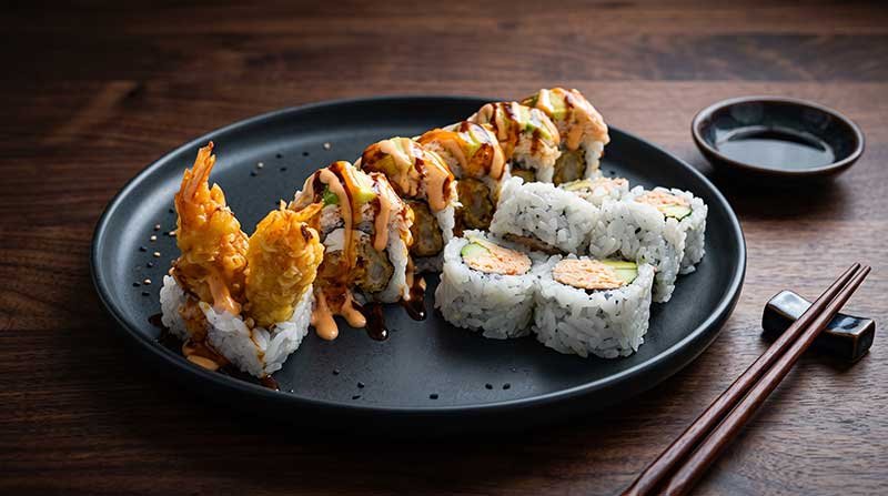 [DuPont Foodie Guide] Crispy & Creamy: Shrimp Tempura Roll at KoKo Sushi & Teriyaki
